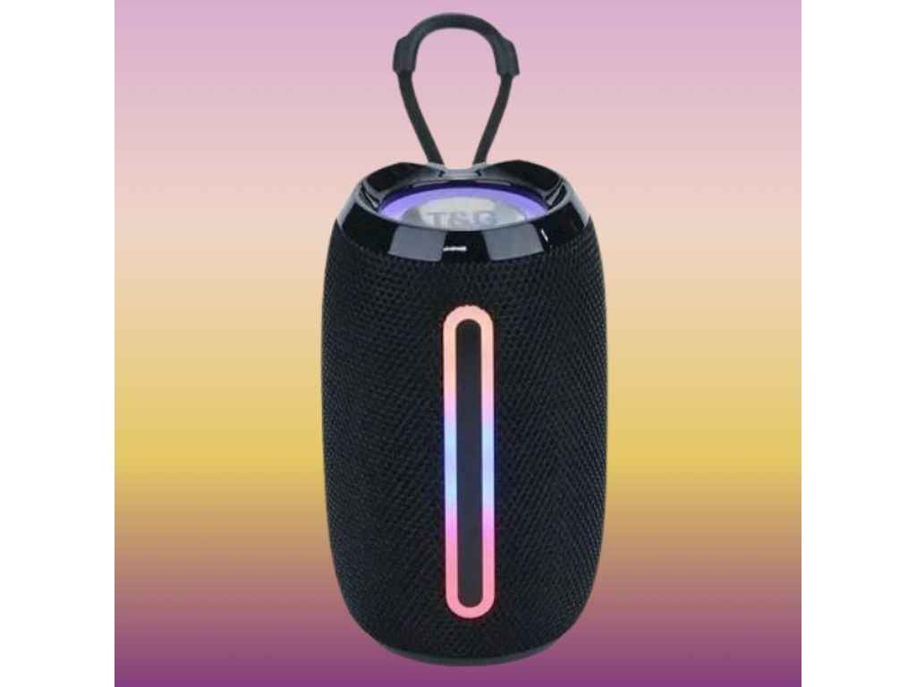 Портативна колонка Bluetooth TG653 з RGB підсвічуванням, speakerphone, радіо, black ТМTG Портативна колонка Bluetooth TG653 з RGB підсвічуванням, speakerphone, радіо, black ТМTG