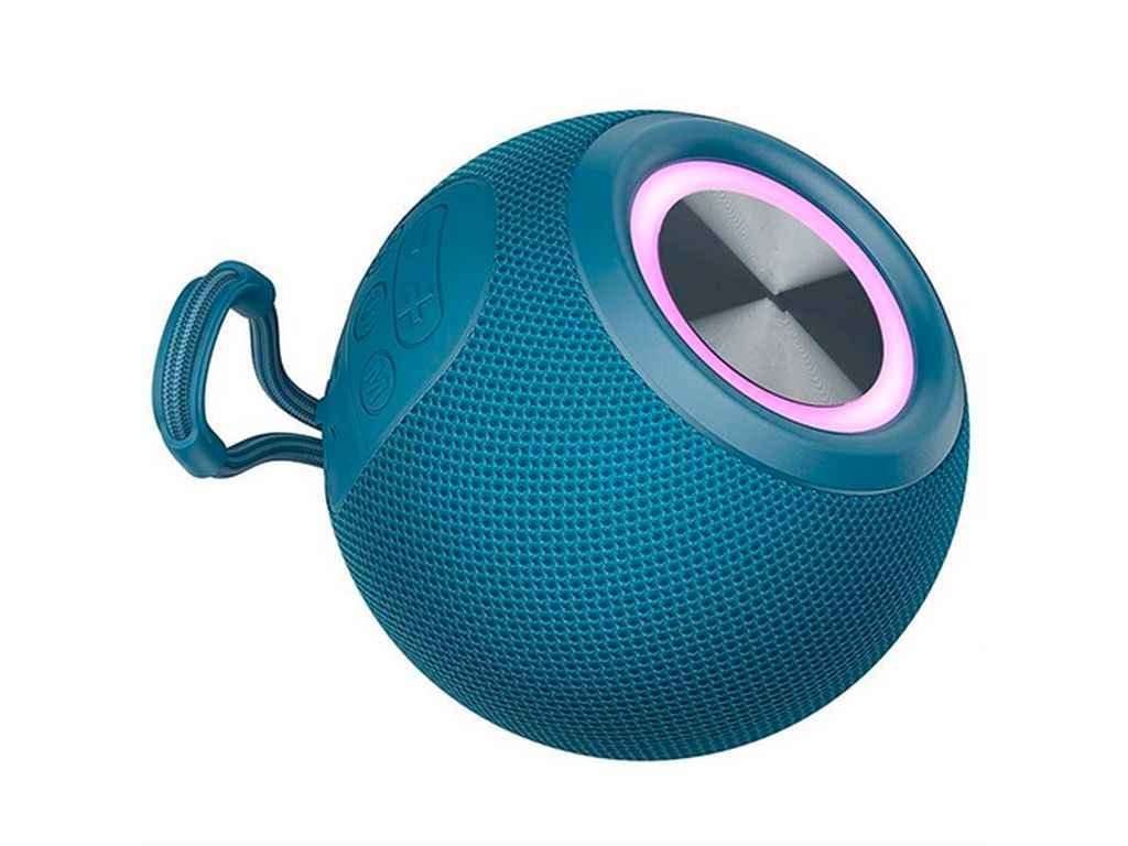 Портативна колонка Bluetooth TG337 з RGB підсвічуванням, speakerphone, радіо, blue ТМTG Портативна колонка Bluetooth TG337 з RGB підсвічуванням, speakerphone, радіо, blue ТМTG
