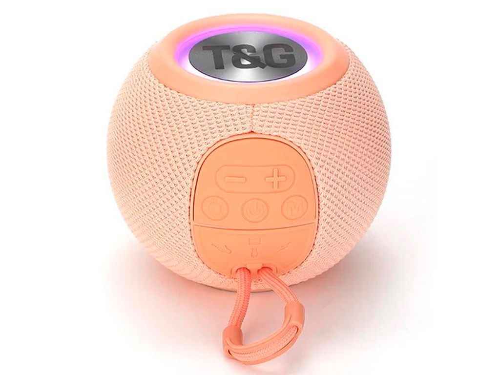 Портативна колонка Bluetooth TG337 з RGB підсвічуванням, speakerphone, радіо, pink ТМTG Портативна колонка Bluetooth TG337 з RGB підсвічуванням, speakerphone, радіо, pink ТМTG