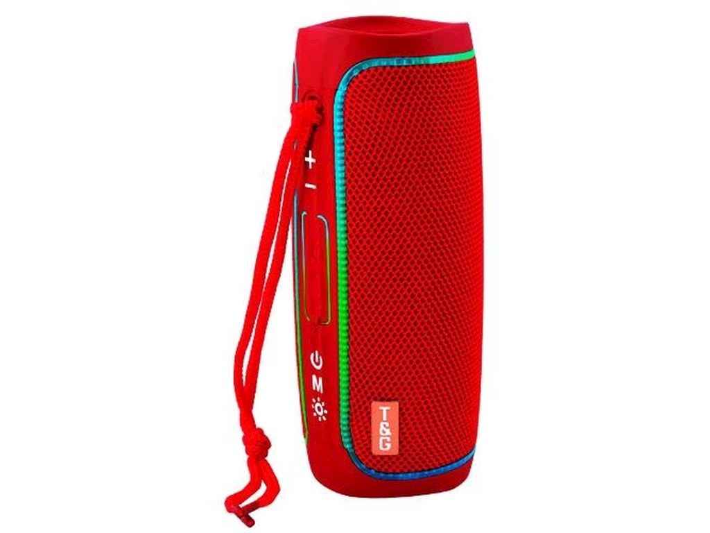 Портативна колонка Bluetooth TG288 з RGB підсвічуванням, speakerphone, радіо, red ТМTG Портативна колонка Bluetooth TG288 з RGB підсвічуванням, speakerphone, радіо, red ТМTG