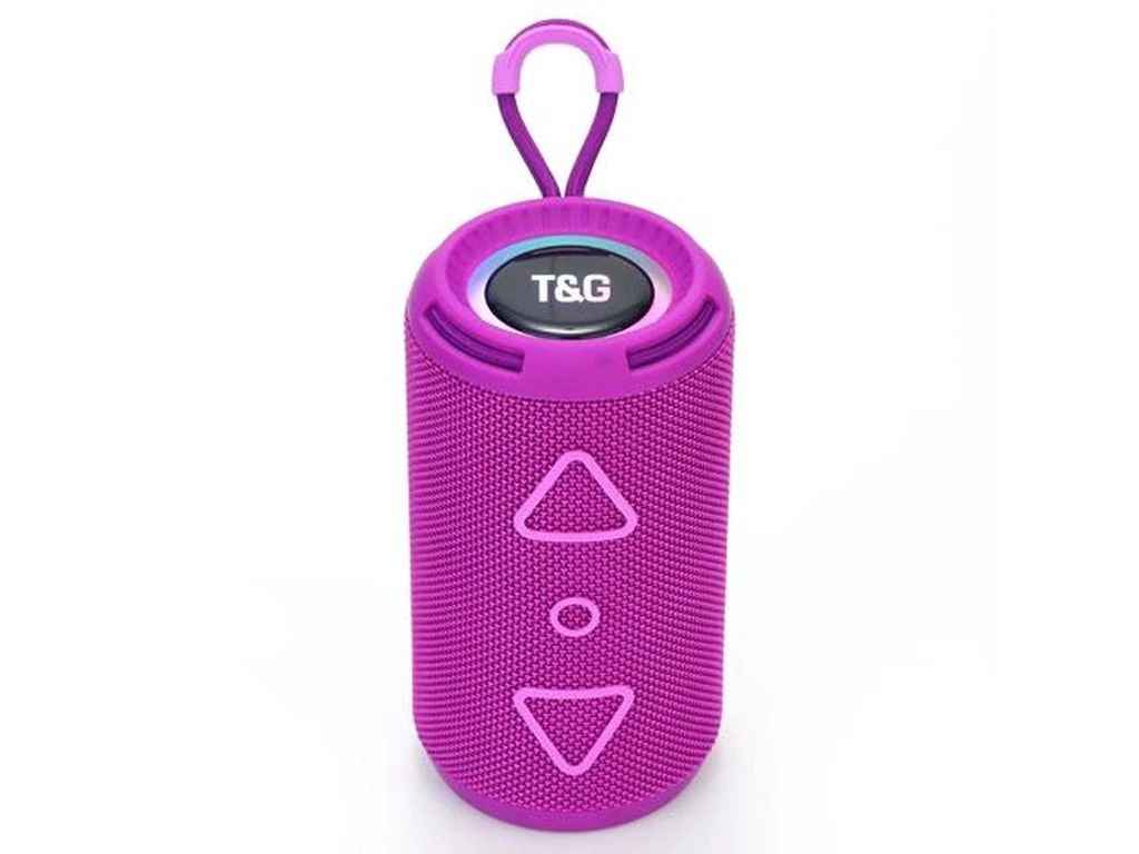 Портативна колонка Bluetooth TG656 з RGB підсвічуванням, speakerphone, радіо, purple ТМTG Портативна колонка Bluetooth TG656 з RGB підсвічуванням, speakerphone, радіо, purple ТМTG