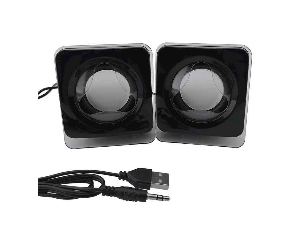 Колонка компютерна 2.0 SPK-35 USB 3.5 чорні 5W ТМDEFENDER Колонка компютерна 2.0 SPK-35 USB 3.5 чорні 5W ТМDEFENDER