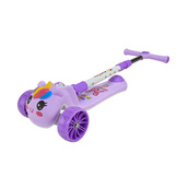 Детский самокат 3-х колесный SC2619(Violet) колеса PU, с музыкой и светом. Изображение №2