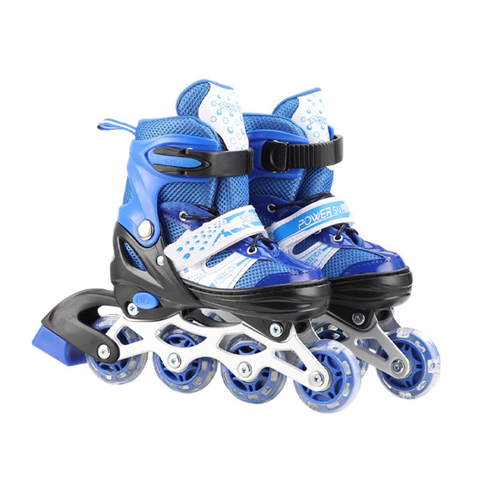 Роликові ковзани RL2503(Blue) колеса PVC, розмір L (38-41), зі світлом Роликові ковзани RL2503(Blue) колеса PVC, розмір L (38-41), зі світлом