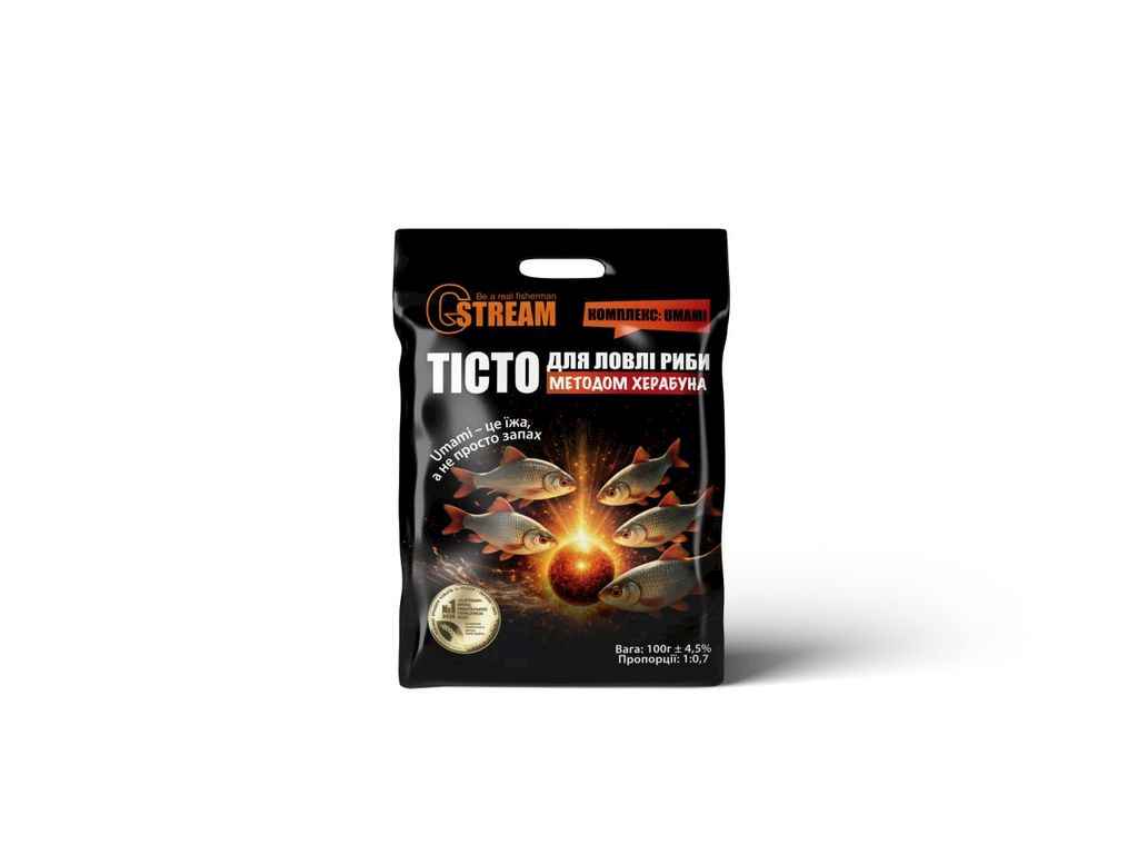 Тісто для ловлі риби методом ХЕРАБУНА (БІЛА РИБА) 100г ТМ G.STREAM Тісто для ловлі риби методом ХЕРАБУНА (БІЛА РИБА) 100г ТМ G.STREAM