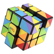 Головоломка Кубик Рубика Радужный 3х3 Черный Smart Cube SC361. Изображение №2