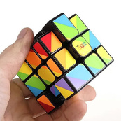 Головоломка Кубик Рубика Радужный 3х3 Черный Smart Cube SC361. Изображение №3