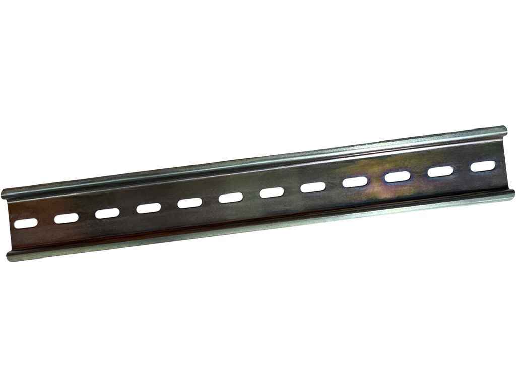 DIN-рейка FD 35x7.5 (0,8mm) з перфорацією 6x15 (1000mm) ТМ PF DIN-рейка FD 35x7.5 (0,8mm) з перфорацією 6x15 (1000mm) ТМ PF