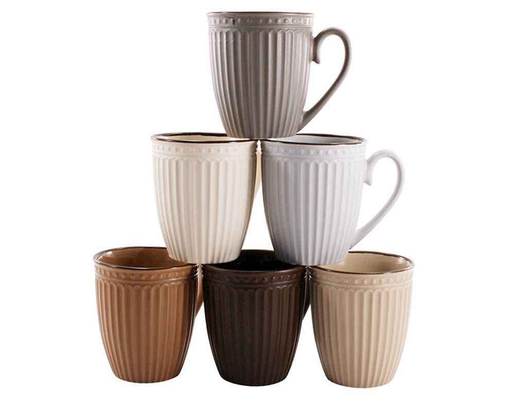 Чашка 340мл Coffee Рельєф MIX 19950 ТМ GRAZIE Чашка 340мл Coffee Рельєф MIX 19950 ТМ GRAZIE