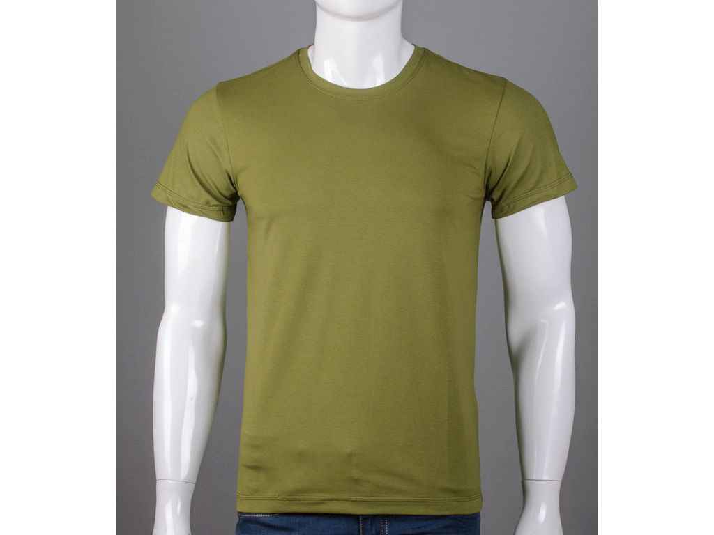 Футболка чол. Однотонна 2300м р.2XL хакі ТМ FERO Футболка чол. Однотонна 2300м р.2XL хакі ТМ FERO