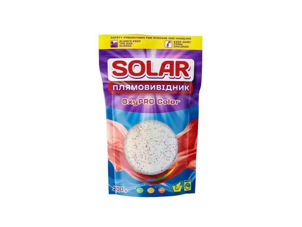 Плямовивідник 200г Кисневий “OXYPRO COLOR” ТМ SOLAR Плямовивідник 200г Кисневий “OXYPRO COLOR” ТМ SOLAR