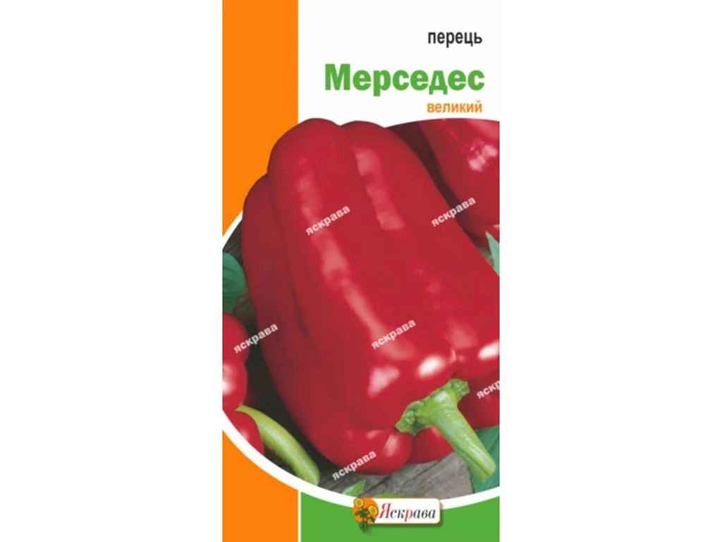 Перець солодкий Мерседес (20 пачок) 0,3г ТМЯСКРАВА Перець солодкий Мерседес (20 пачок) 0,3г ТМЯСКРАВА