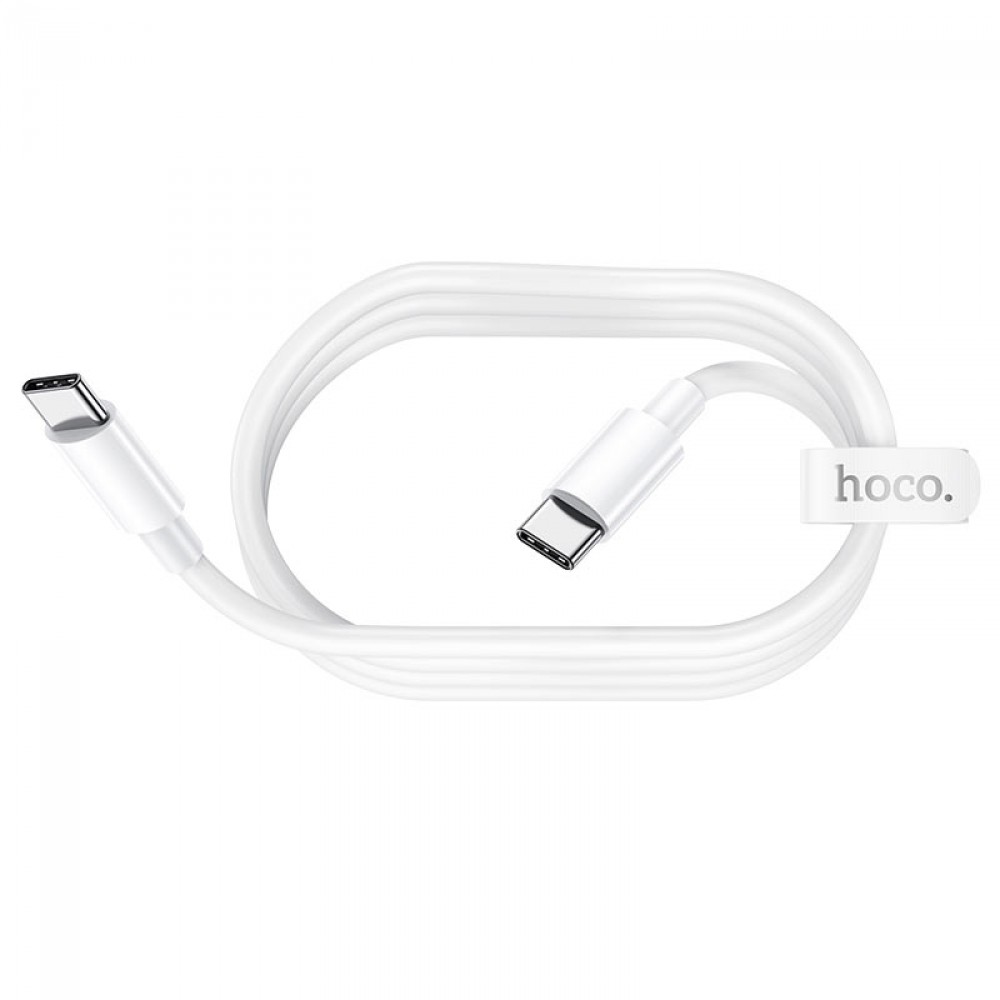 Кабель Type-C для Type-C "HOCO X51 (100W/1М) (білий) Кабель Type-C для Type-C "HOCO X51 (100W/1М) (білий)