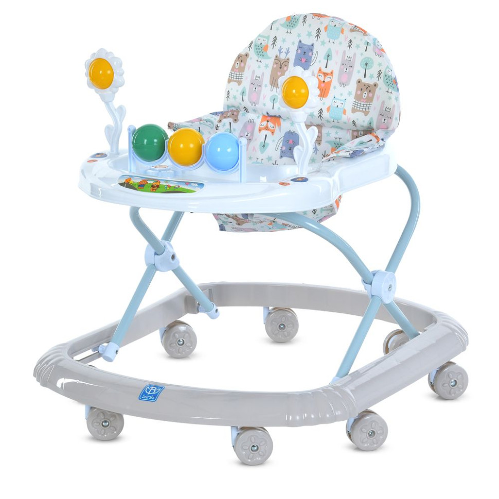 Дитячі Ходунки M 5033-1(Grey) з музикою, колеса 8 шт Дитячі Ходунки M 5033-1(Grey) з музикою, колеса 8 шт