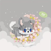 Дитячий конструктор Сіре цуценя 8982 серії "Cute Moon", 452 деталі. Зображення №2