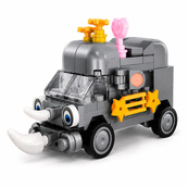 Дитячий конструктор Rhino Bus BB121E-G серії "Animal Bus", 104 деталі. Зображення №2