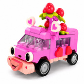 Детский конструктор Pink Bear Bus BB121E-H серии "Animal Bus", 112 деталей. Изображение №2 Детский конструктор Pink Bear Bus BB121E-H серии "Animal Bus", 112 деталей. Изображение №2