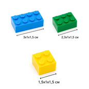 Дитячий конструктор Building Blocks HC-196C-02, 500 деталей. Зображення №2