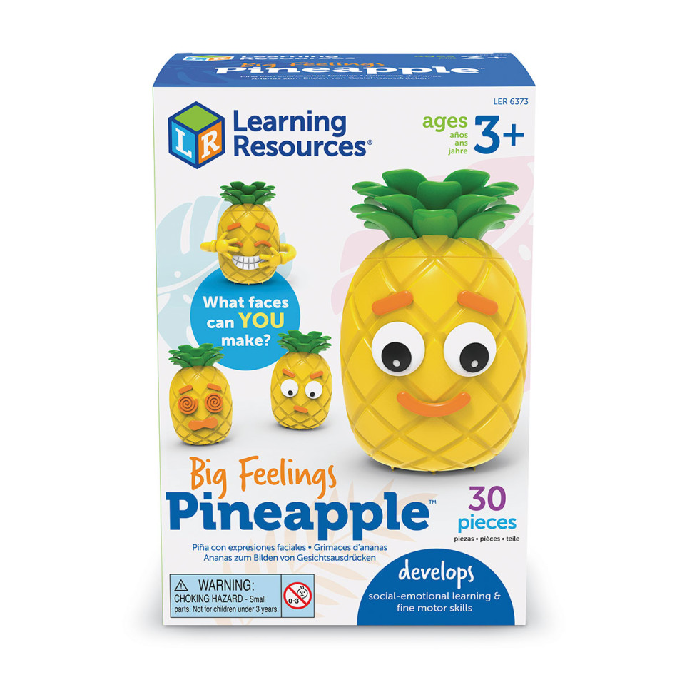 Навчальний набір Що відчуває ананас? Big Feelings Pineapple™ Learning Resources LER6373 Навчальний набір Що відчуває ананас? Big Feelings Pineapple™ Learning Resources LER6373