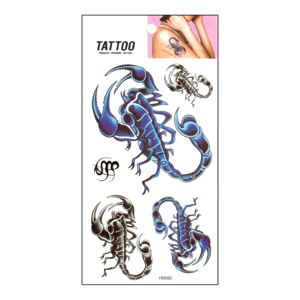 Временная татуировка "Scorpions Tattoo" 1020-HM060 Временная татуировка "Scorpions Tattoo" 1020-HM060