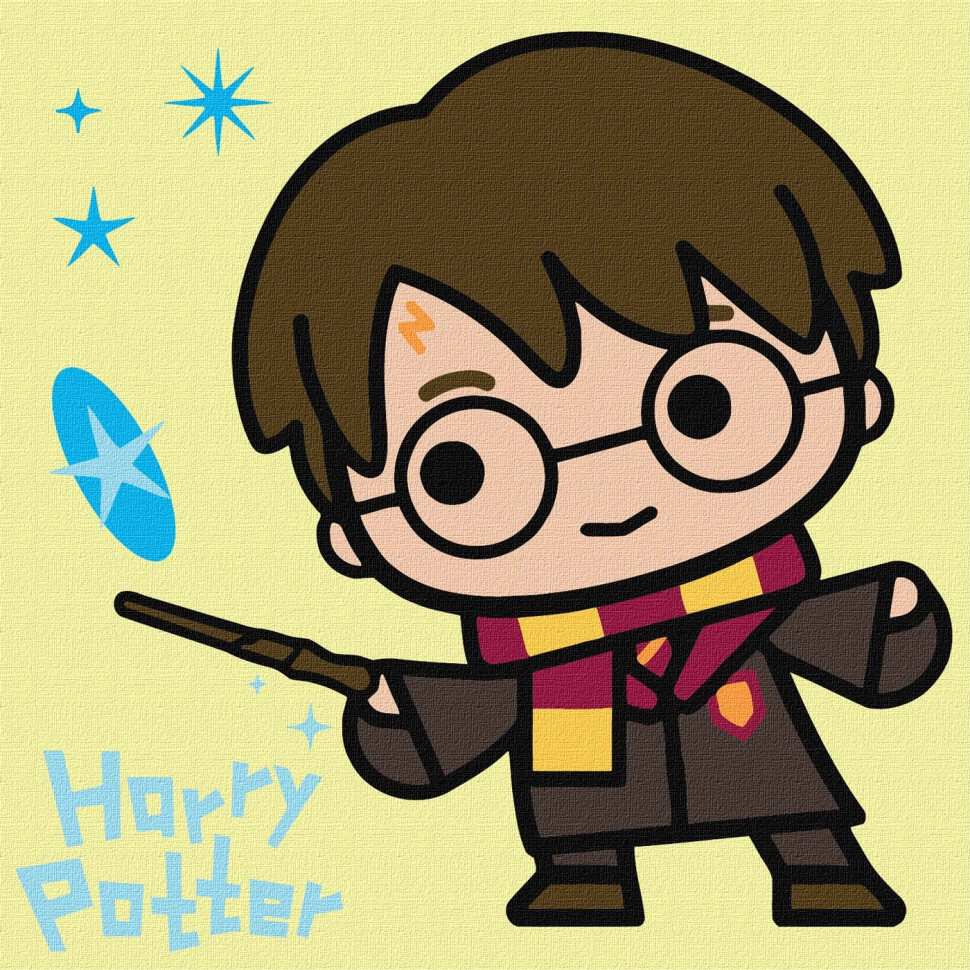 Картина по номерам "Harry Potter: Волшебство под звездами" KHO1365, 25x25 см Картина по номерам "Harry Potter: Волшебство под звездами" KHO1365, 25x25 см
