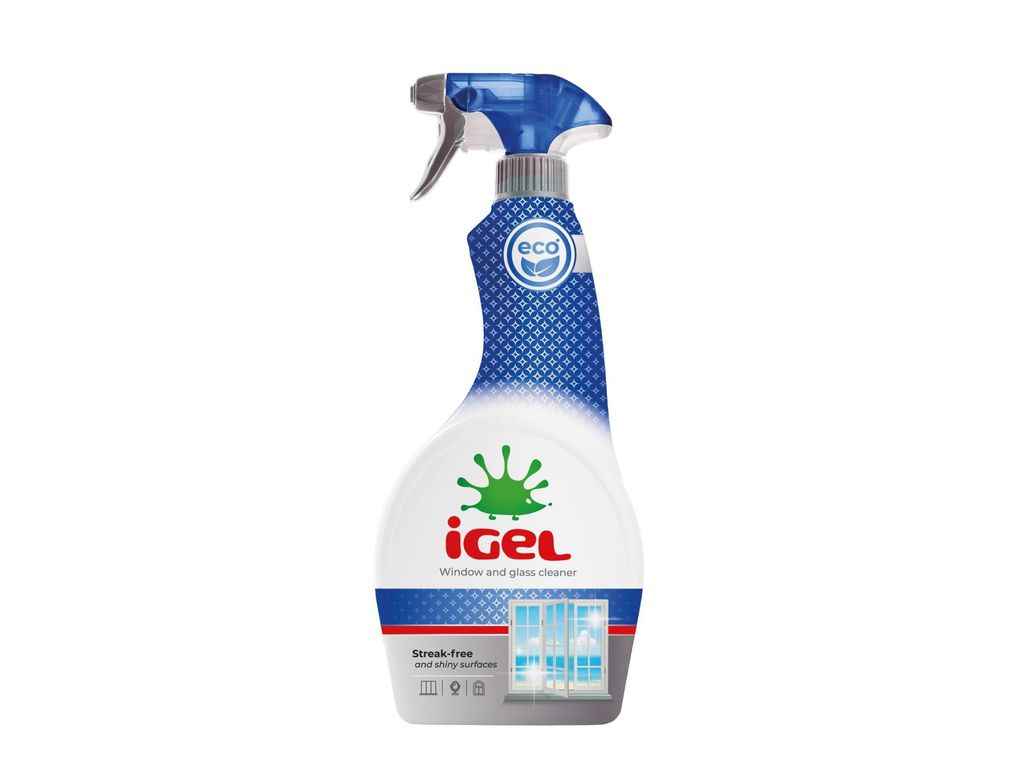 Засiб для миття скла та дзеркал 650мл тригер Window Cleaner ТМ IGEL Засiб для миття скла та дзеркал 650мл тригер Window Cleaner ТМ IGEL