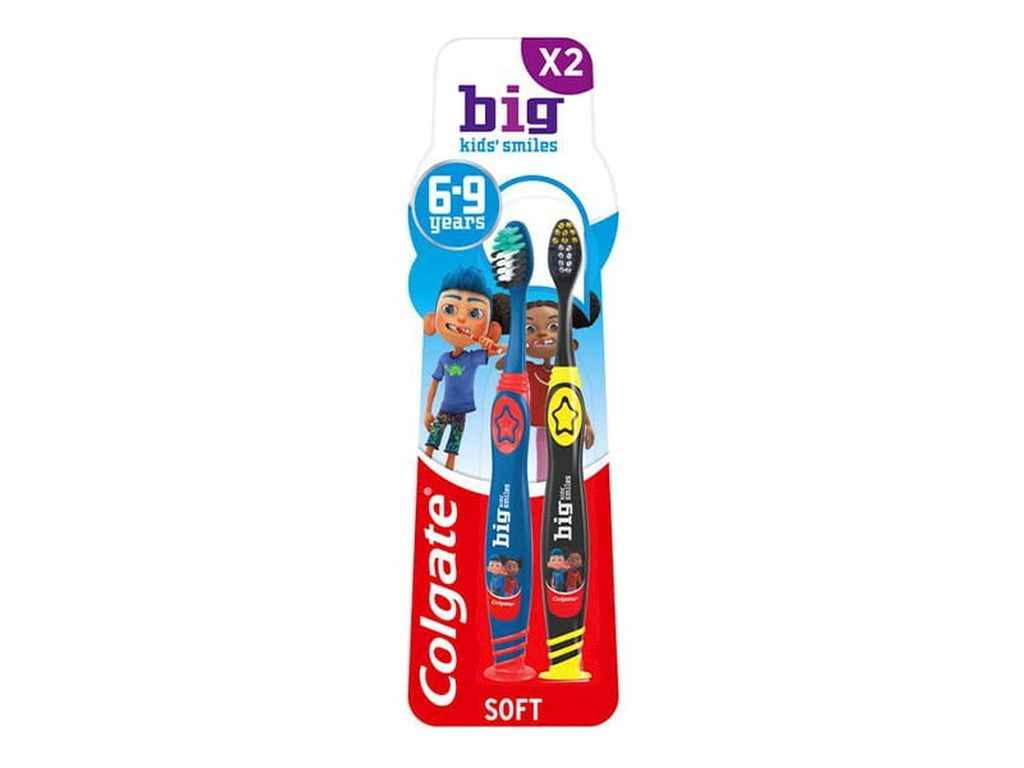 Зубна щітка Дитяча 6-9 років М’яка 2шт ТМ COLGATE Зубна щітка Дитяча 6-9 років М’яка 2шт ТМ COLGATE