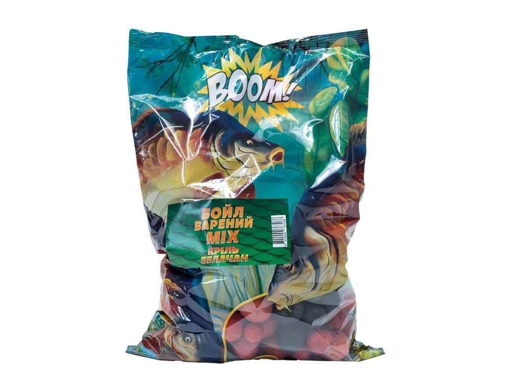 Бойли варені 14-22мм Кріль-Белачан 1кг MIX ТМ BOOM Бойли варені 14-22мм Кріль-Белачан 1кг MIX ТМ BOOM