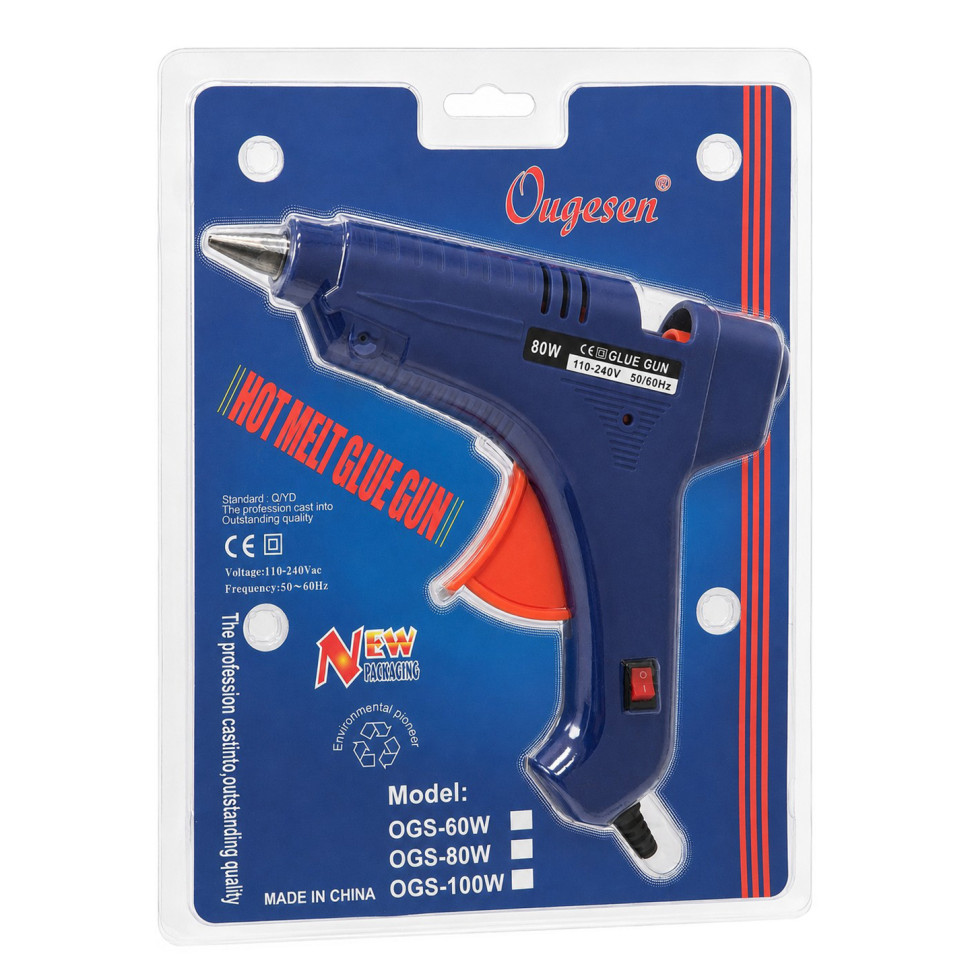 Пістолет клейовий "Hot melt" IMG4818(Blue) 60W, 1,1 см, з перемикачем Пістолет клейовий "Hot melt" IMG4818(Blue) 60W, 1,1 см, з перемикачем