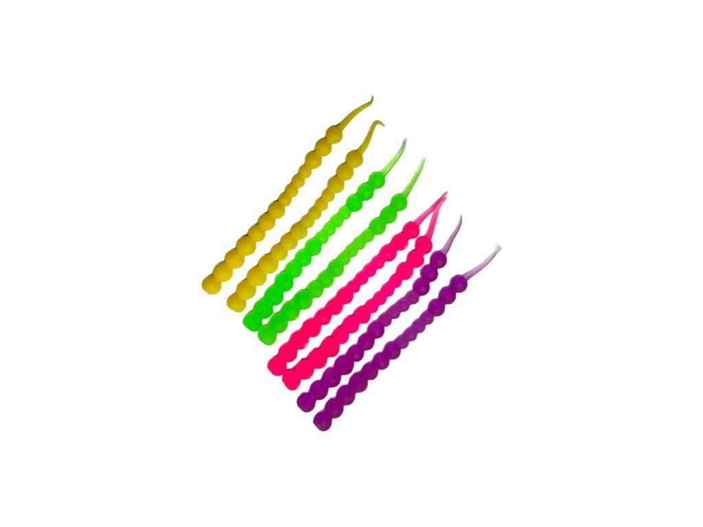 Силіконова приманка Bubble Worm 1 сolor mix 1 (8шт/уп) плаваюча ТМ HARPOON Силіконова приманка Bubble Worm 1 сolor mix 1 (8шт/уп) плаваюча ТМ HARPOON