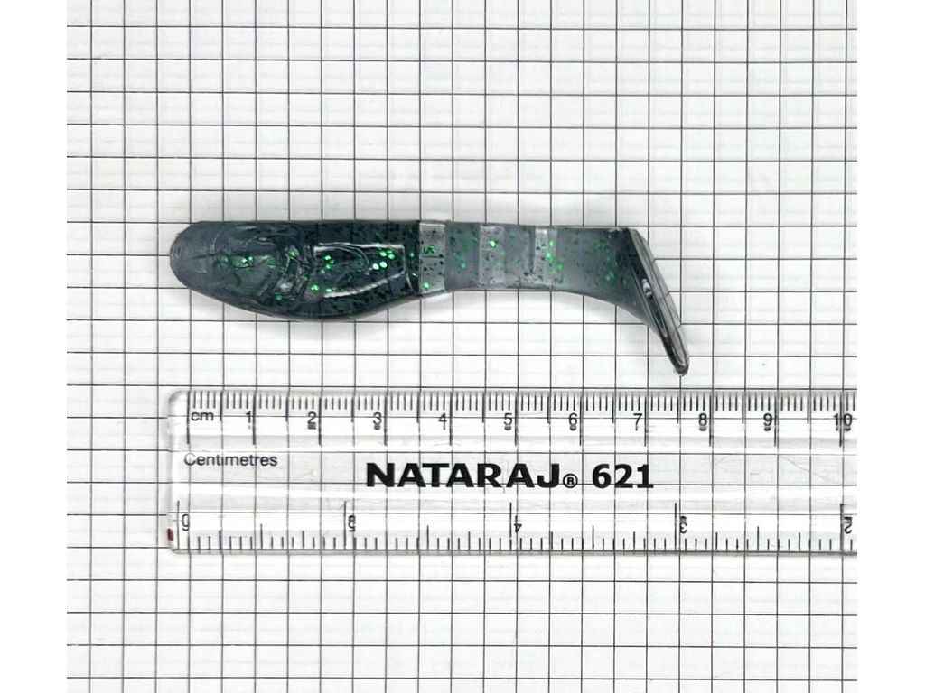 Силіконова приманка KOPUTO 3 зелена блискітка (2шт/уп) плаваюча 006 прозора ТМ HARPOON Силіконова приманка KOPUTO 3 зелена блискітка (2шт/уп) плаваюча 006 прозора ТМ HARPOON