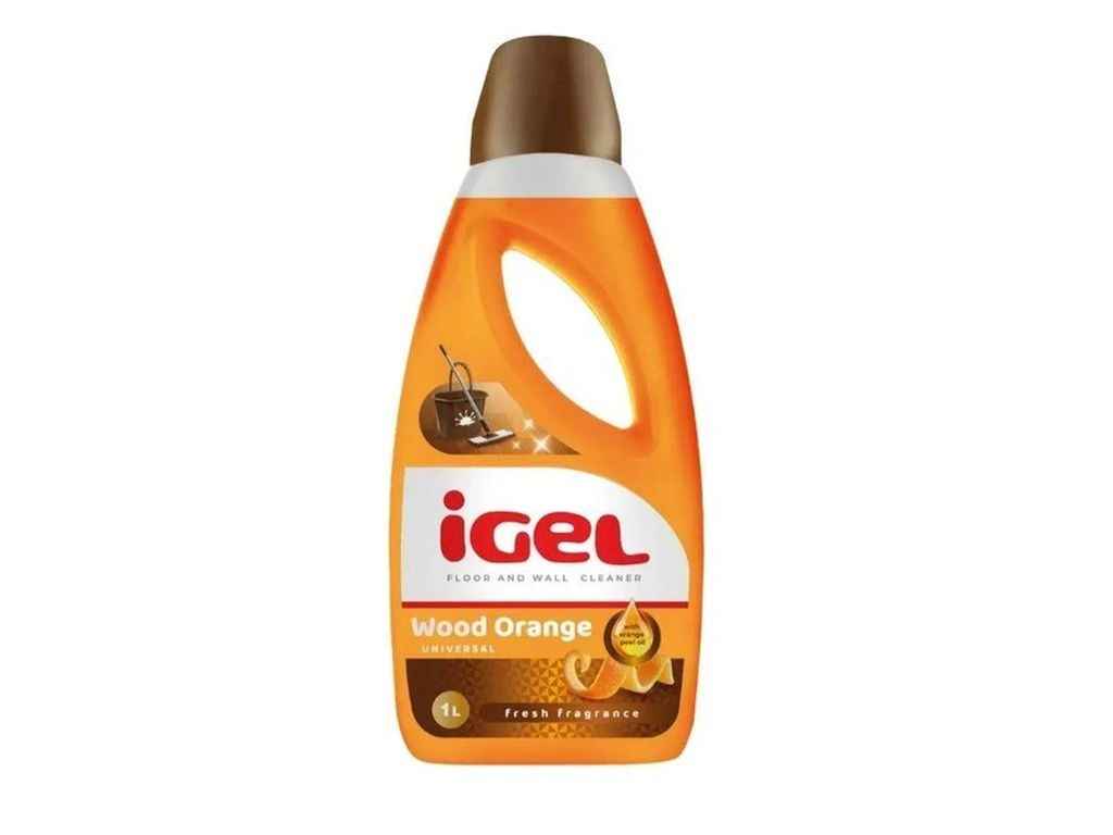Засіб для миття паркету 1л Wood Orange Floor Cleaner ТМ IGEL Засіб для миття паркету 1л Wood Orange Floor Cleaner ТМ IGEL