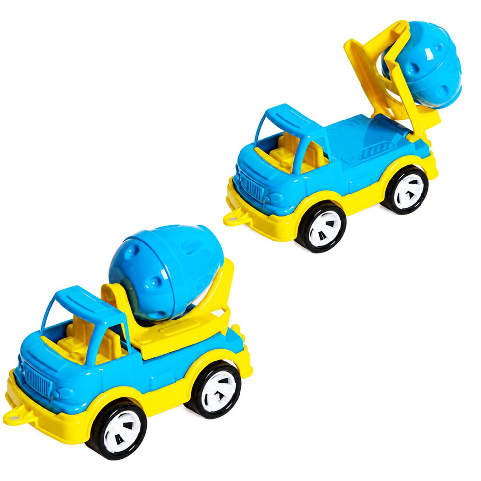 Дитячий бетонозмішувач "Mini Matik" 002/3BMS(Blue) обертовий барабан, 13,5 см Дитячий бетонозмішувач "Mini Matik" 002/3BMS(Blue) обертовий барабан, 13,5 см