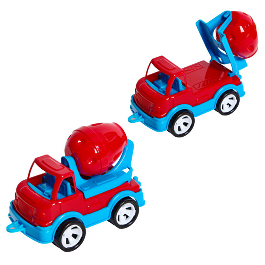 Дитячий бетонозмішувач "Mini Matik" 002/3BMS(Red) обертовий барабан, 13,5 см Дитячий бетонозмішувач "Mini Matik" 002/3BMS(Red) обертовий барабан, 13,5 см