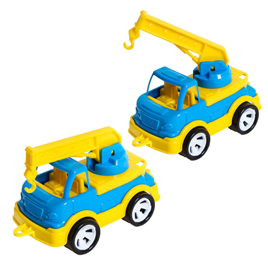 Дитяча іграшка кран "Mini Matik" 002/5BMS(Blue) рухлива стріла крана, 13,5 см Дитяча іграшка кран "Mini Matik" 002/5BMS(Blue) рухлива стріла крана, 13,5 см