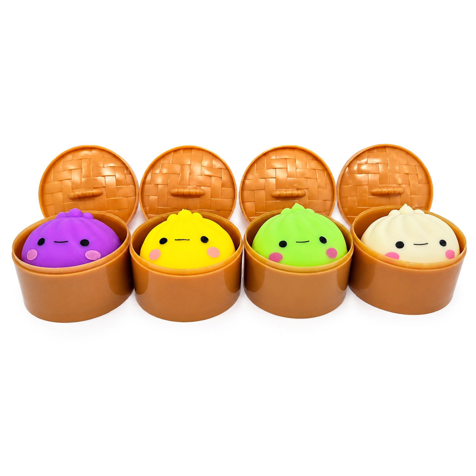 Іграшка антистрес-сюрприз Хінкалі CX-270 серії Squishy Delicious, 5,5 см Іграшка антистрес-сюрприз Хінкалі CX-270 серії Squishy Delicious, 5,5 см