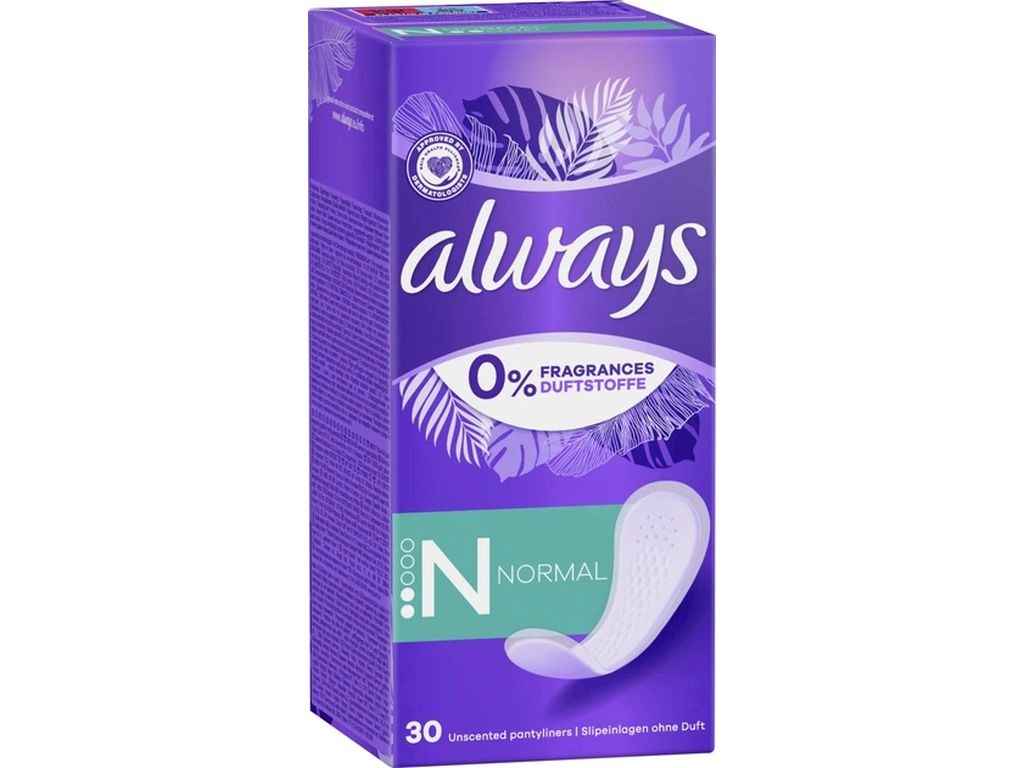 Щоденні прокладки Daily Fresh Normal Без запаху 30шт ТМ Always Щоденні прокладки Daily Fresh Normal Без запаху 30шт ТМ Always