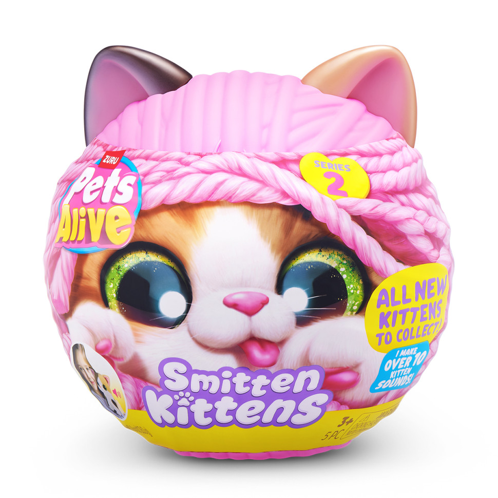 Интерактивный игровой набор-сюрприз Игривые котята Pets & Robo Alive S2 9568, 10 разных звуков Интерактивный игровой набор-сюрприз Игривые котята Pets & Robo Alive S2 9568, 10 разных звуков