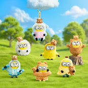 Коллекционная мягкая игрушка с кольцом Миньоны Pop Top 52Toys 25ZB301XHRTJ001 серии Bob & Tim. Изображение №2 Коллекционная мягкая игрушка с кольцом Миньоны Pop Top 52Toys 25ZB301XHRTJ001 серии Bob & Tim. Изображение №2