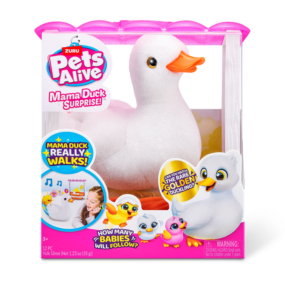 Интерактивный игровой набор "Мама Уточка" Pets & Robo Alive 9548, 4 яйца с сюрпризами в каждом Интерактивный игровой набор "Мама Уточка" Pets & Robo Alive 9548, 4 яйца с сюрпризами в каждом