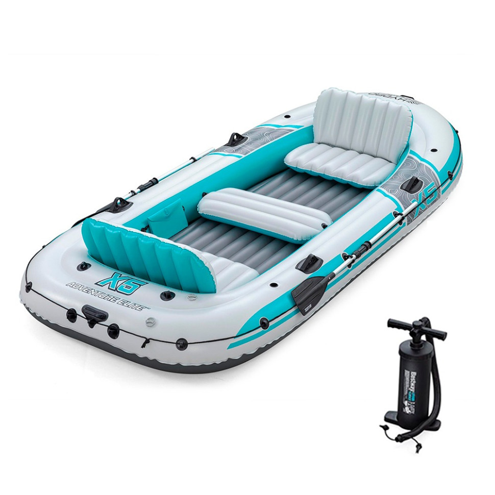 Лодка надувная Bestway 65159 Adventure Elite X5 до 600 кг Лодка надувная Bestway 65159 Adventure Elite X5 до 600 кг