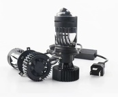 Лампа LED Міні Лінзи H4 D37мм 80/120w 8000/12000Lm 6000K 3570+1860 Module 9-30V Canbus Y3. Изображение №5 Лампа LED Міні Лінзи H4 D37мм 80/120w 8000/12000Lm 6000K 3570+1860 Module 9-30V Canbus Y3. Изображение №5