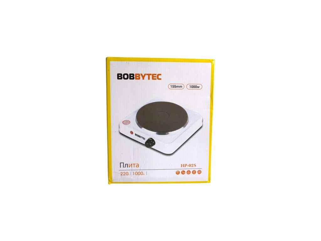 Електроплита 1000Вт 1комф. HP-02S ТМ BOBBYTEC Електроплита 1000Вт 1комф. HP-02S ТМ BOBBYTEC