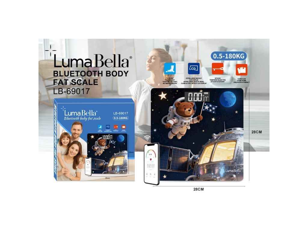 Ваги підлогові 180кг LB-69017 ТМ LUMABELLA Ваги підлогові 180кг LB-69017 ТМ LUMABELLA