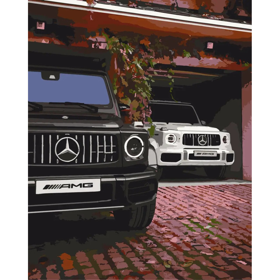 Картина за номерами "Гелендвагени AMG" LW32060, 40х50 см Картина за номерами "Гелендвагени AMG" LW32060, 40х50 см