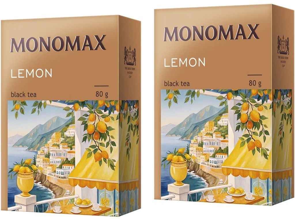 Чай фасований чорний 80г LEMON ТММОНОМАХ Чай фасований чорний 80г LEMON ТММОНОМАХ