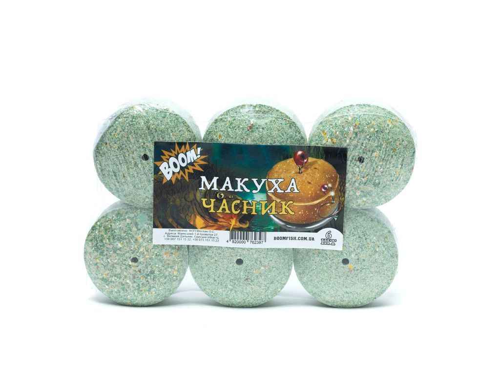 Макуха пресована Часник 360г Кук. Шайба 6шт ТМ BOOM Макуха пресована Часник 360г Кук. Шайба 6шт ТМ BOOM
