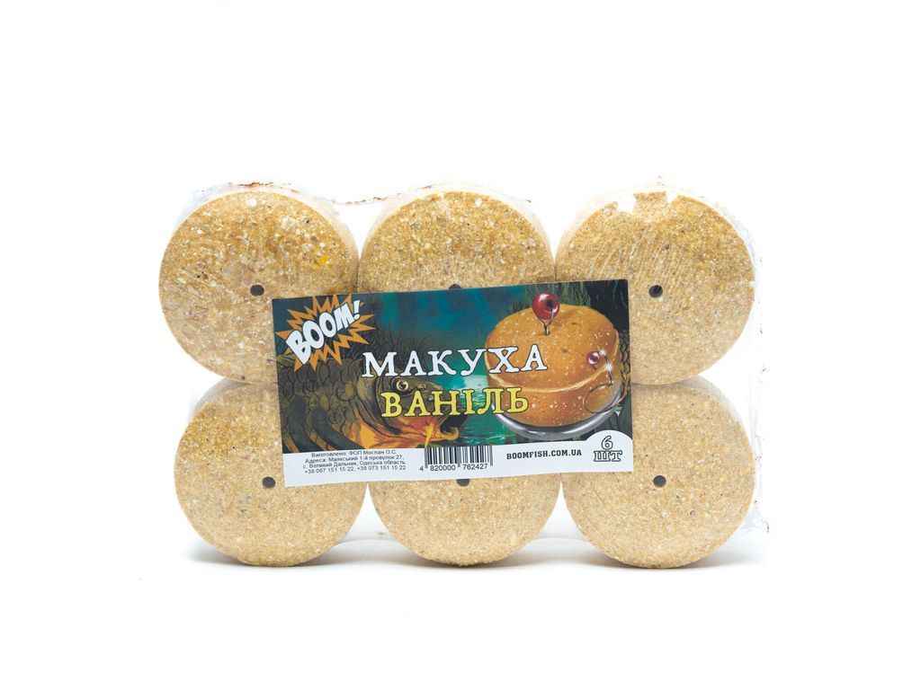 Макуха пресована Ваніль 360г Кук. Шайба 6шт ТМ BOOM Макуха пресована Ваніль 360г Кук. Шайба 6шт ТМ BOOM