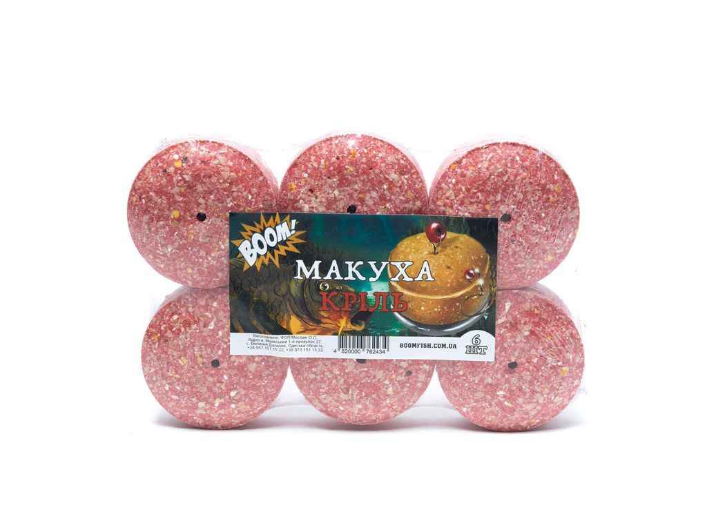 Макуха пресована Кріль 360г Кук. Шайба 6шт ТМ BOOM Макуха пресована Кріль 360г Кук. Шайба 6шт ТМ BOOM