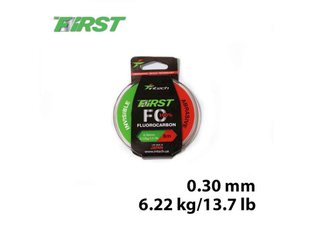 Флюорокарбон First FC 0,30мм 6,22кг 8м ТМ INTECH Флюорокарбон First FC 0,30мм 6,22кг 8м ТМ INTECH